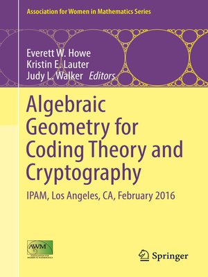 cover image of Algebraic Geometry for Coding Theory and Cryptography